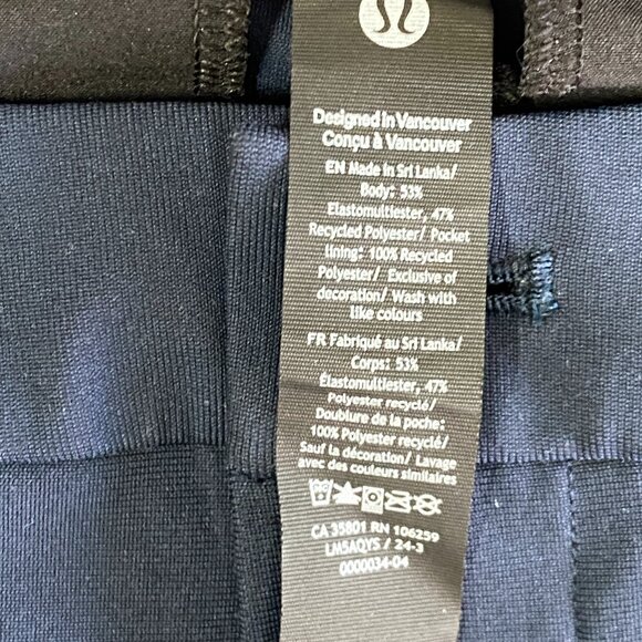Lululemon Mens Slim Fit Pants Size 28 - Picture 6 of 6